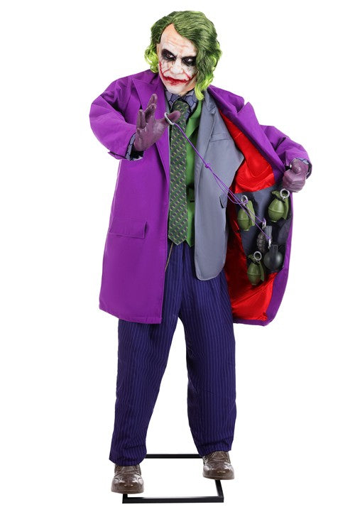 6FT DC Dark Knight Joker Animatronic Decoration - US 5046
