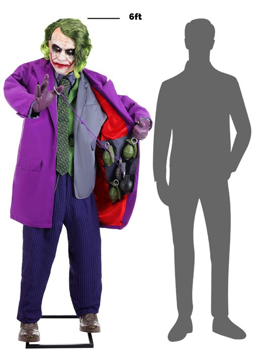 6FT DC Dark Knight Joker Animatronic Decoration - US 5046