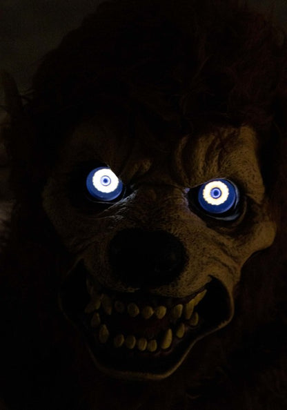 6 Foot Feral Werewolf Animatronic Seasonal Visions International Decoration - US 8727