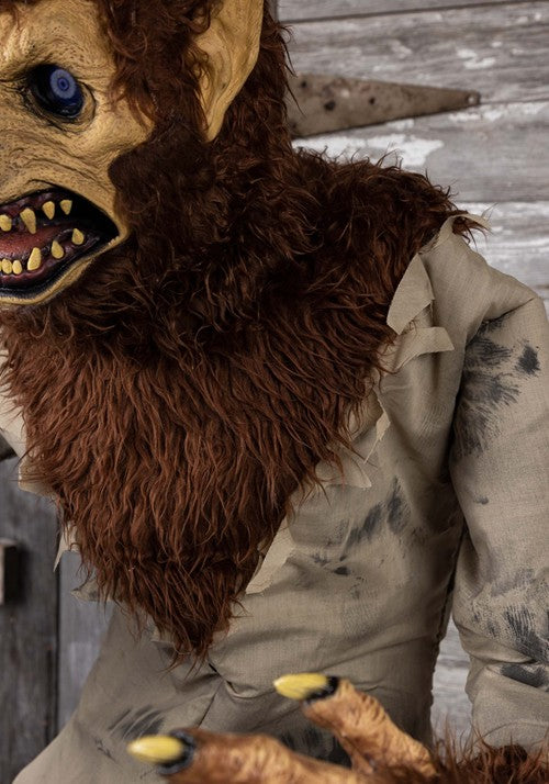 6 Foot Feral Werewolf Animatronic Seasonal Visions International Decoration - US 8727