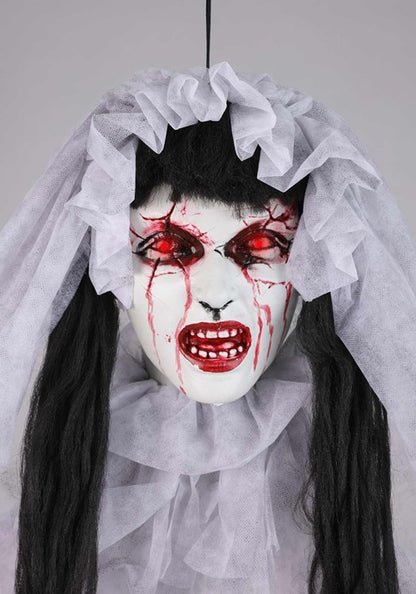 6FT Ghostly Gloria the Hanging Bride Animatronic Decoration - US 2725
