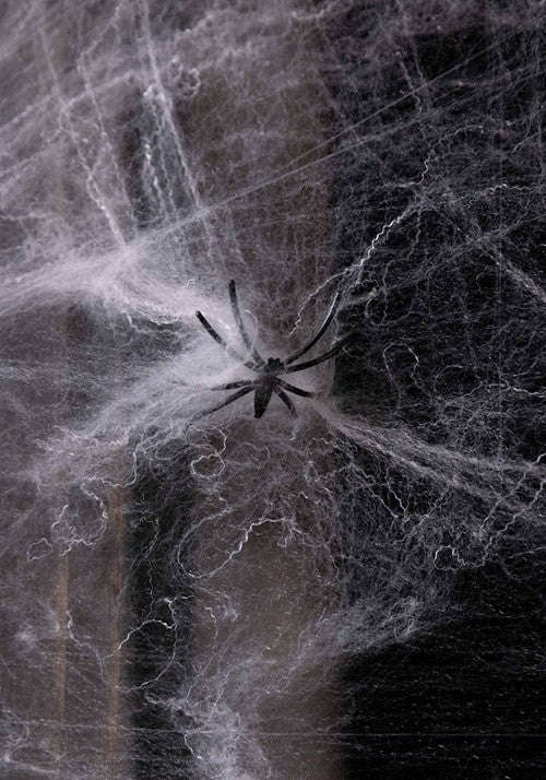 200 Square FT White Spider Web Halloween Prop - US 4367