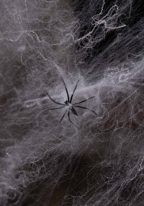 200 Square FT White Spider Web Halloween Prop - US 4367