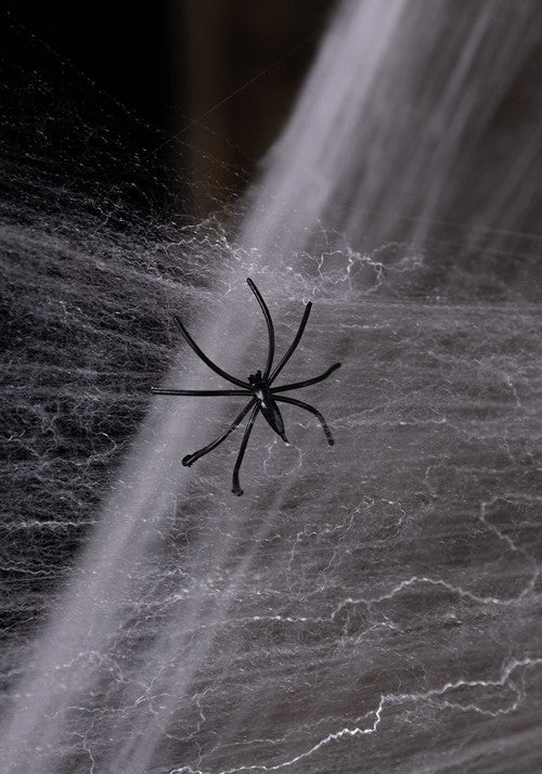 200 Square FT White Spider Web Halloween Prop - US 4367