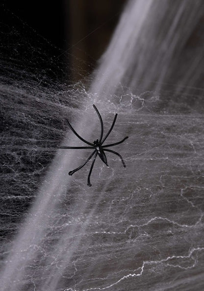 200 Square FT White Spider Web Halloween Prop - US 4367