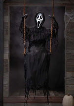 5FT Ghost Face On Swing Halloween Decoration - US 3893