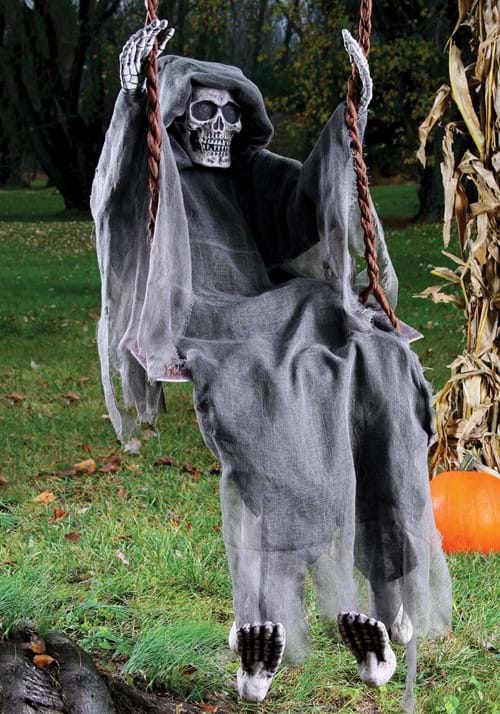 5FT Grim Reaper Swinging Halloween Decoration - US 4265