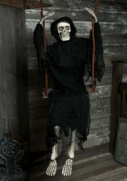 5FT Grim Reaper Swinging Halloween Decoration - US 4265