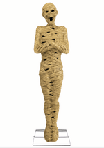 5FT Fiery Fahir the Muted Mummy Animatronic Decoration - US 4622