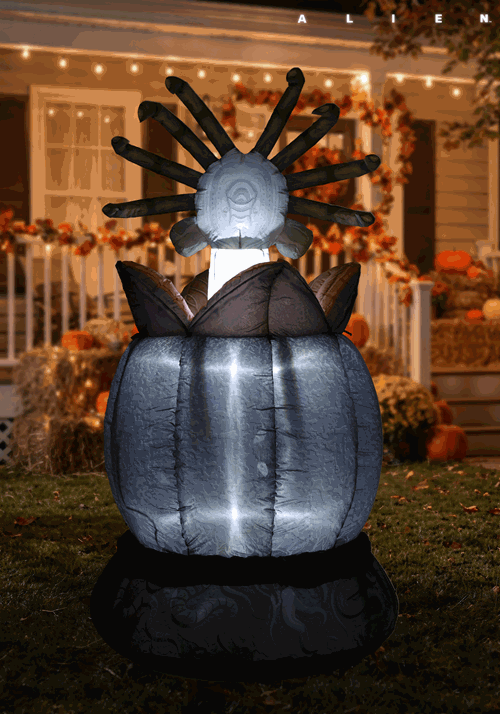 6FT Inflatable Alien Face Hugger Pop-Up Decoration - US 1840