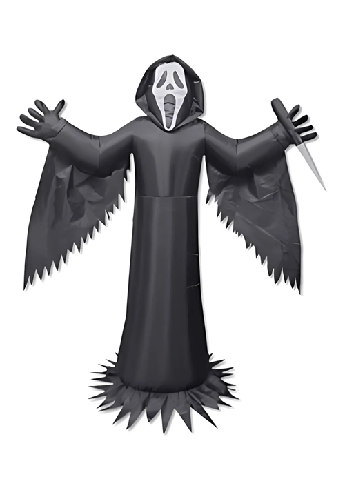 6FT Scream Ghost Face Inflatable Outdoor Decoration - US 8087