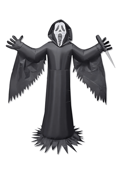 6FT Scream Ghost Face Inflatable Outdoor Decoration - US 8087
