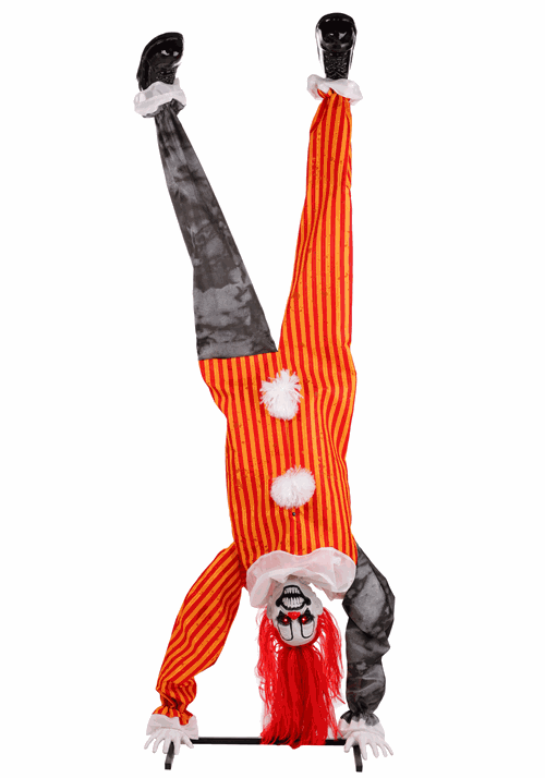 7.2FT Upsie-Davey the Handstanding Clown Animatronic Decoration - Scream Saver - US 9377