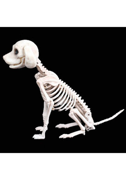 7.5-Inch Sitting Puppy Skeleton Decoration - US 5447