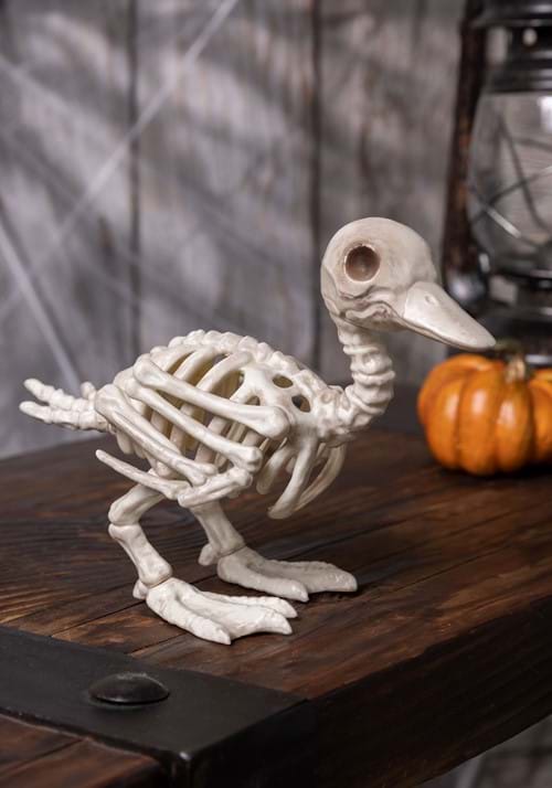 7.75-Inch Duckling Bones Skeleton Decoration - US 4316