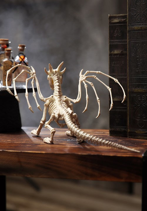 7-Inch Dragon Skeleton Halloween Decoration - US 7316