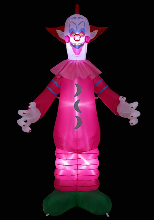 7FT Slim Killer Klowns from Outer Space Inflatable Decoration - US 8454