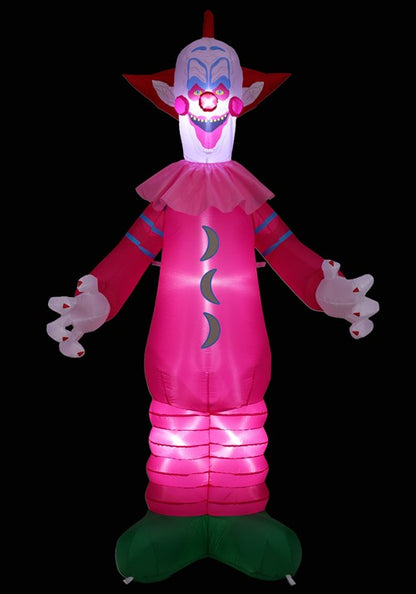 7FT Slim Killer Klowns from Outer Space Inflatable Decoration - US 8454