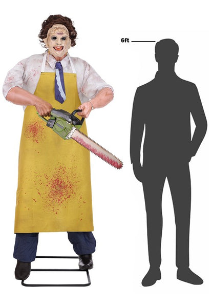 7FT Texas Chainsaw Massacre Leatherface Animatronic Decoration - US 1840