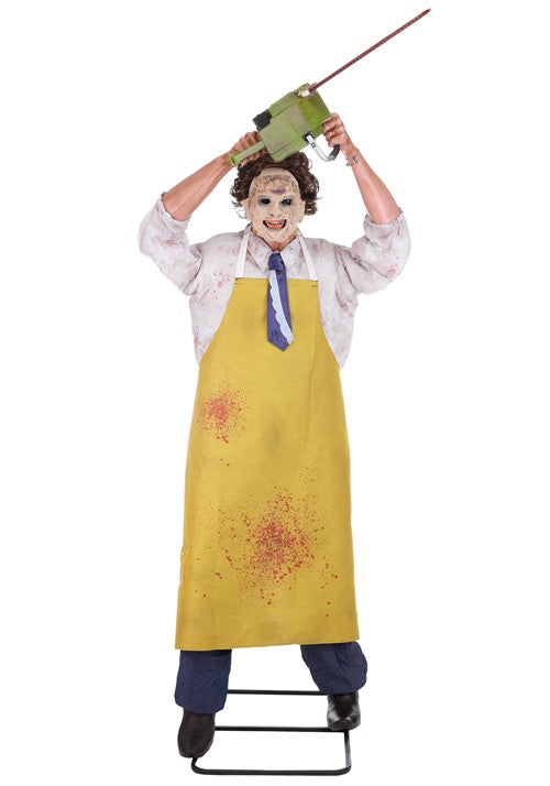 7FT Texas Chainsaw Massacre Leatherface Animatronic Decoration - US 1840