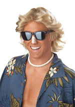 Blonde '70s Feathered Men's Wig - US 9361