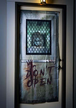 71-Inch Printing Hospital Door Don't Open Halloween Decoration - US 9476