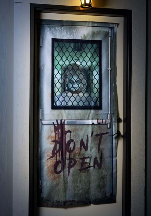 71-Inch Printing Hospital Door Don't Open Halloween Decoration - US 9476
