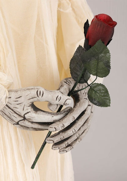 6FT Bride and Groom Halloween Skeleton Decoration Set - US 7160