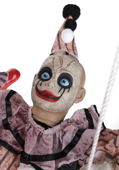 6FT Clown Go Round Animated Decoration - US 1080