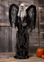 6FT Winged Dark Angel Gruesome Greater Halloween Decoration - US 1212