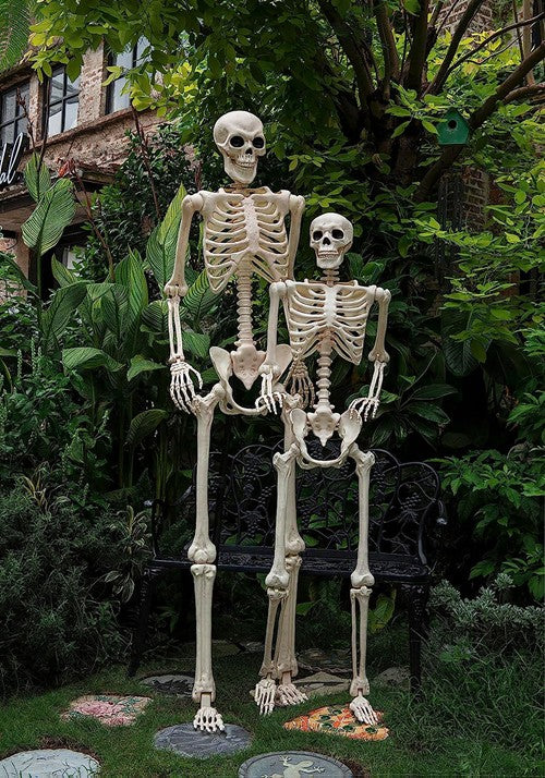 6.1FT White Life-Size Skeleton Decoration - US 0477