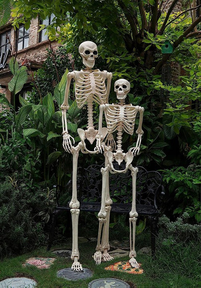 6.1FT White Life-Size Skeleton Decoration - US 0477