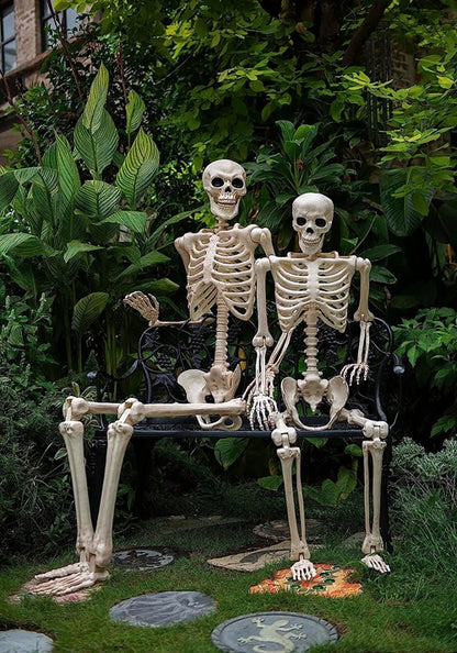 6.1FT White Life-Size Skeleton Decoration - US 0477