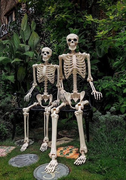 6.1FT White Life-Size Skeleton Decoration - US 0477