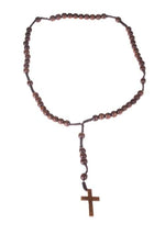 30" Wood Rosary Necklace - US 2095