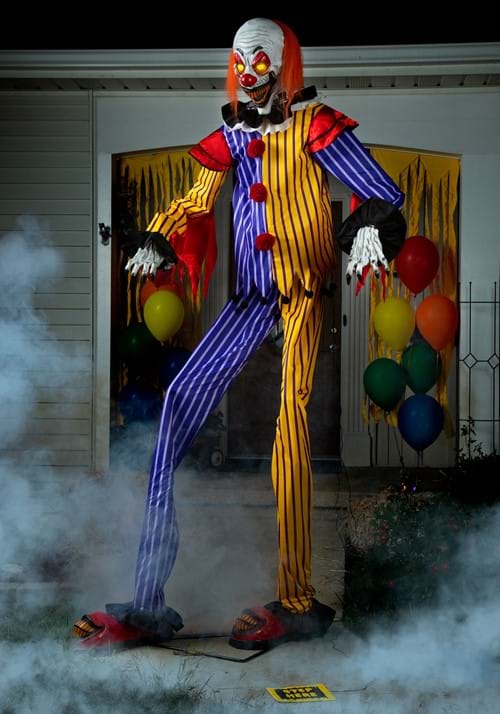 Animated 7FT Funzo the Clown Halloween Prop - US 5702