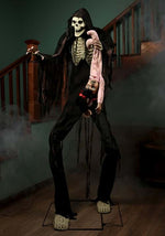 7FT Animated Towering Boogey Man with Kid Halloween Decoration - US 3561