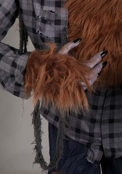 7FT Howling Werewolf Animatronic Halloween Decoration - US 4219