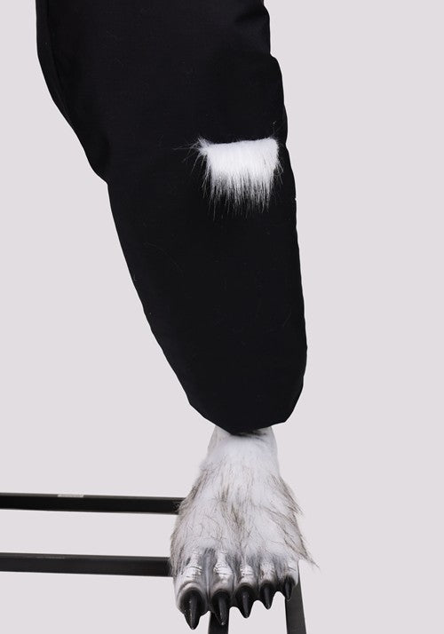 7FT Howling White Werewolf Animatronic Halloween Decoration - US 4983