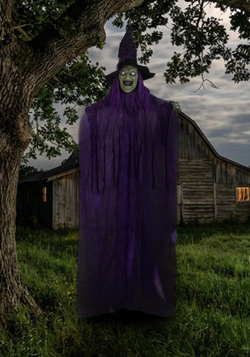 7FT Luxara the Lavender Witch Hanging Decoration - US 0542