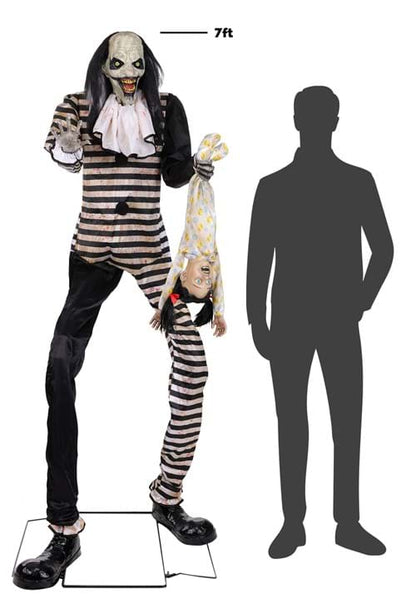 7FT Sweet Dreams Clown Animatronic Decoration - US 8792