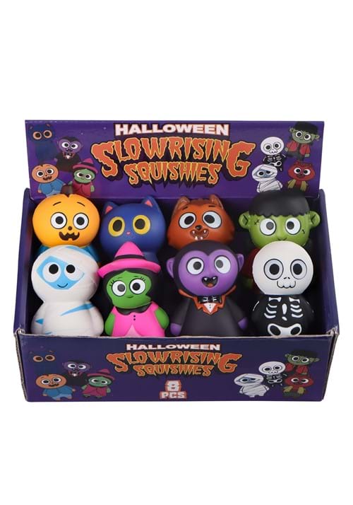 Halloween Slow Rising Squishy 8 Piece Figures - US 2712