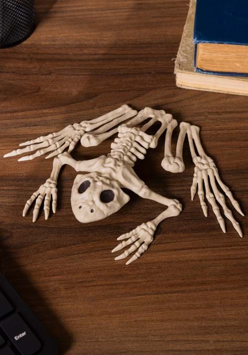 8-Inch Skeleton Frog Bones Decoration - US 7466