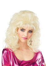 Women's 80's Big Hair Blonde Costume Wig - US 8949