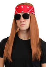 Men's Long 80's Rocker Costume Wig - US 4089