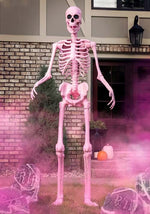 8FT Pink Ms. Vanderbones Skeleton Decoration - US 9326