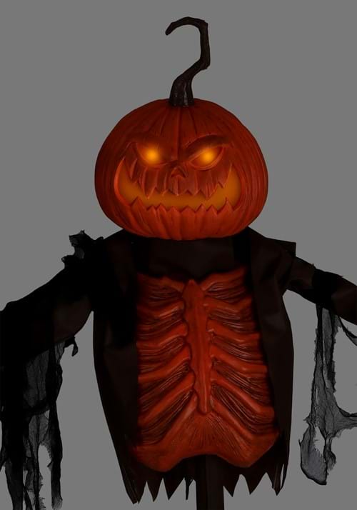 8FT Giant Animated Scarecrow Pumpkin Decoration - US 4138