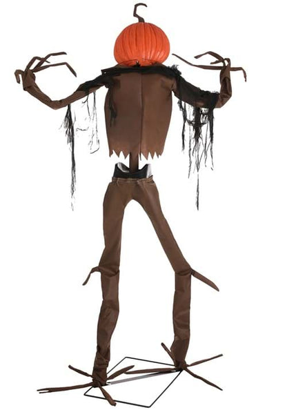 8FT Giant Animated Scarecrow Pumpkin Decoration - US 4138