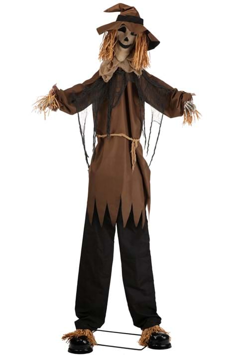 8FT Hellgore the Haunted Scarecrow Animated Decoration - Scream Saver - US 0000