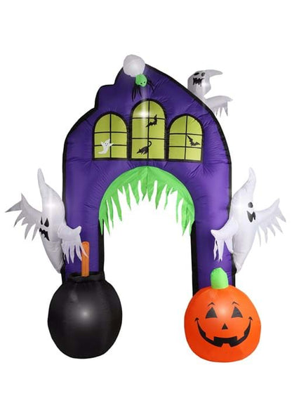 9FT Ghostly Castle Arch Inflatable Decoration - US 3913